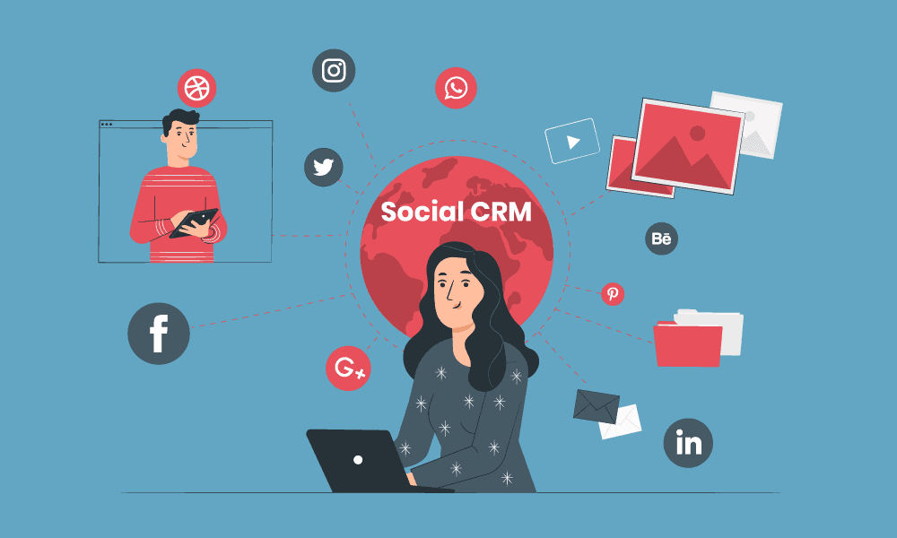 Tìm hiểu về social CRM (Ảnh: engagebay.com)