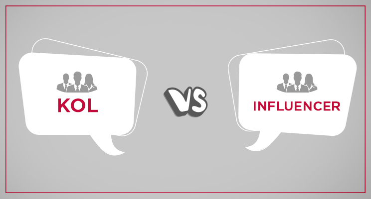 Sự khác biệt giữa KOL và Influencer (cre: www.cbpr.me)