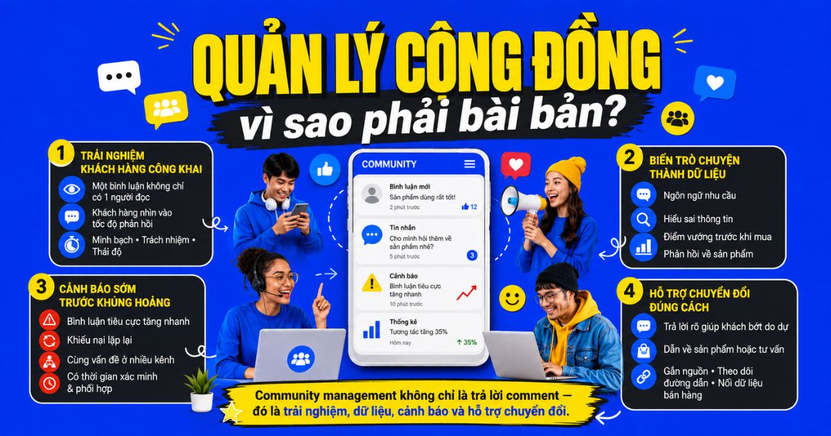 community-management-la-gi-cach-thuong-hieu-bien-phan-hoi-thanh-niem-tin