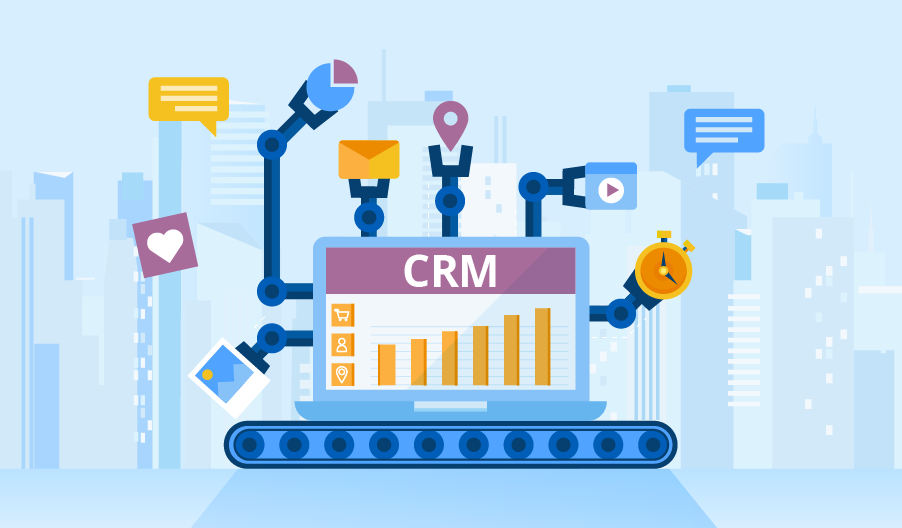 Tự động hóa CRM đóng vai trò quan trọng trong sự phát triển của doanh nghiệp (Ảnh:scnsoft.com)