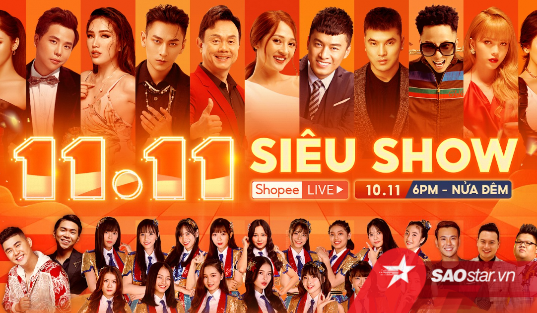 11.11 Siêu Show Shopee (cre: Sao Star) 