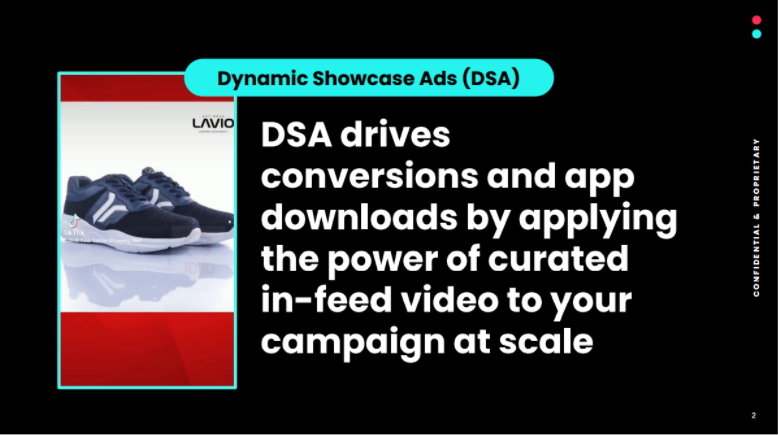 Tiktok Ads: Dynamic Showcase