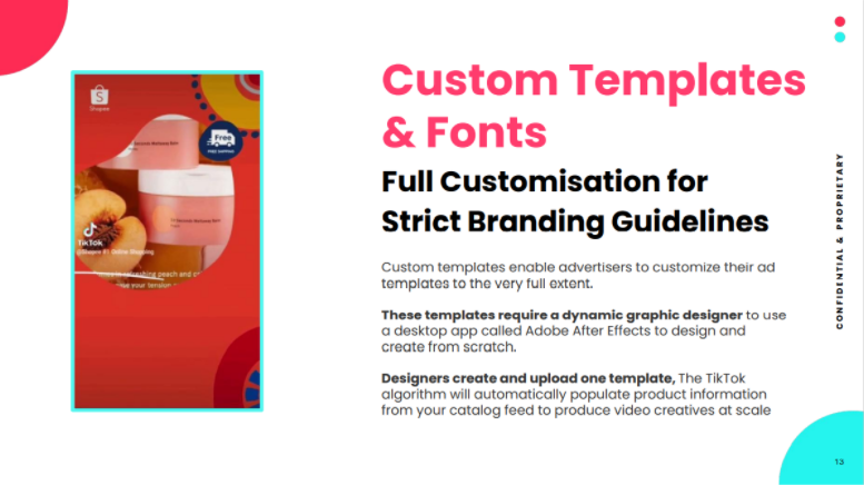 Custom templates & fonts