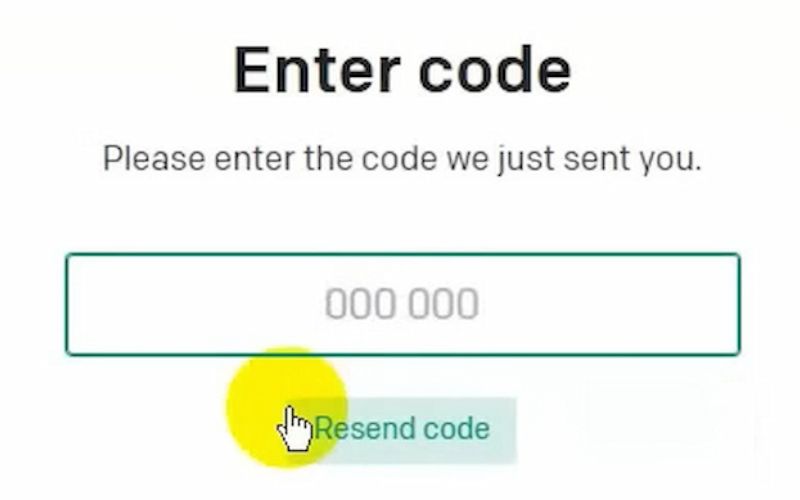 Xác thực bằng mã code gửi về số điện thoại