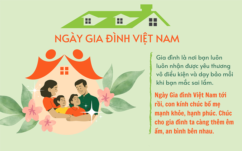 content ngày gia đình việt nam