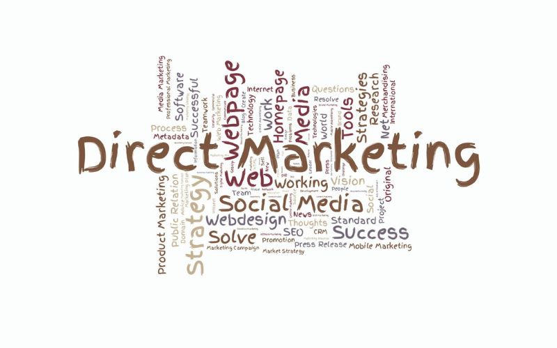 Có nhiều công cụ để thực hiện direct marketing